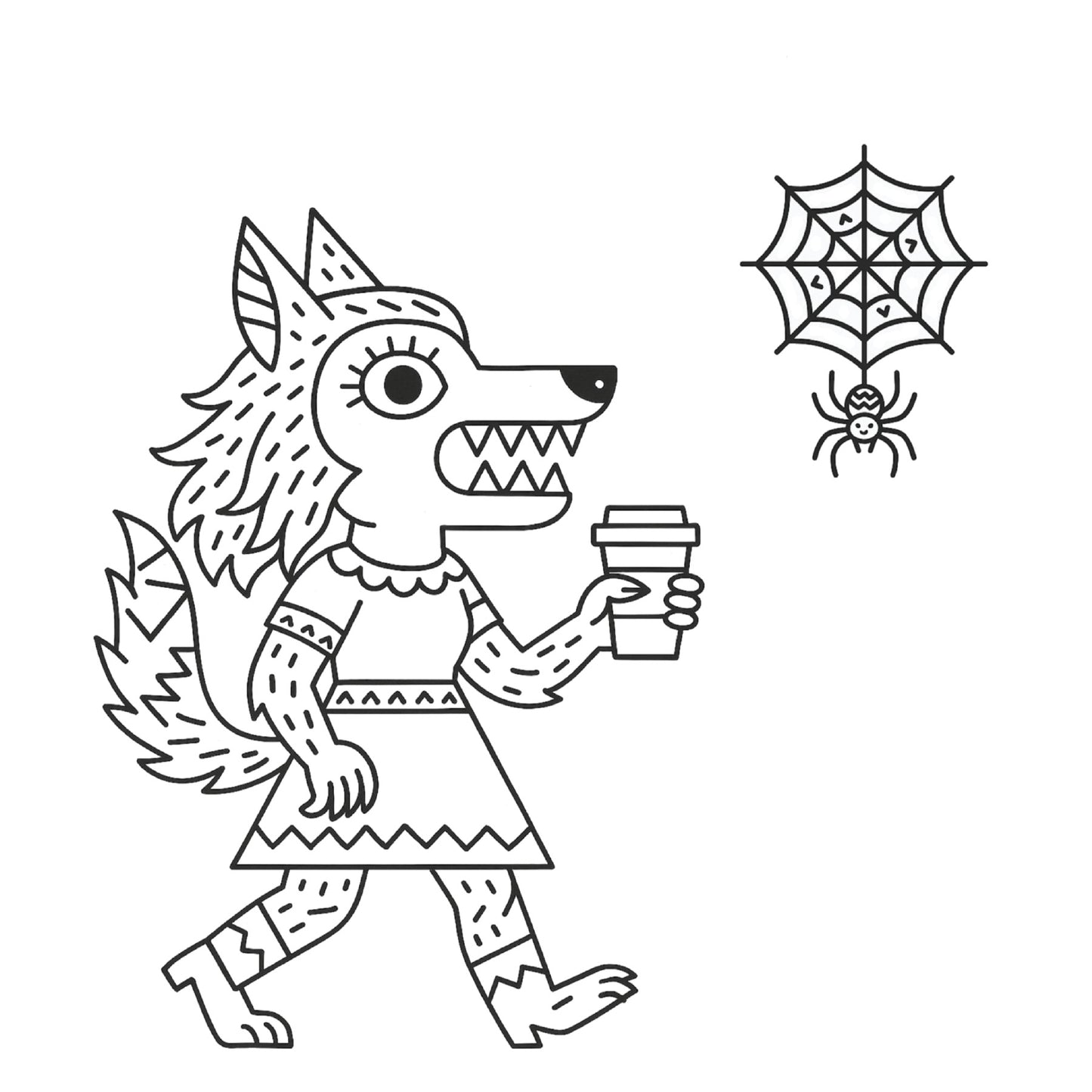 Penny Pumpkin Bat Snack and The Trickster Treaters Coloring Book - Digital Download