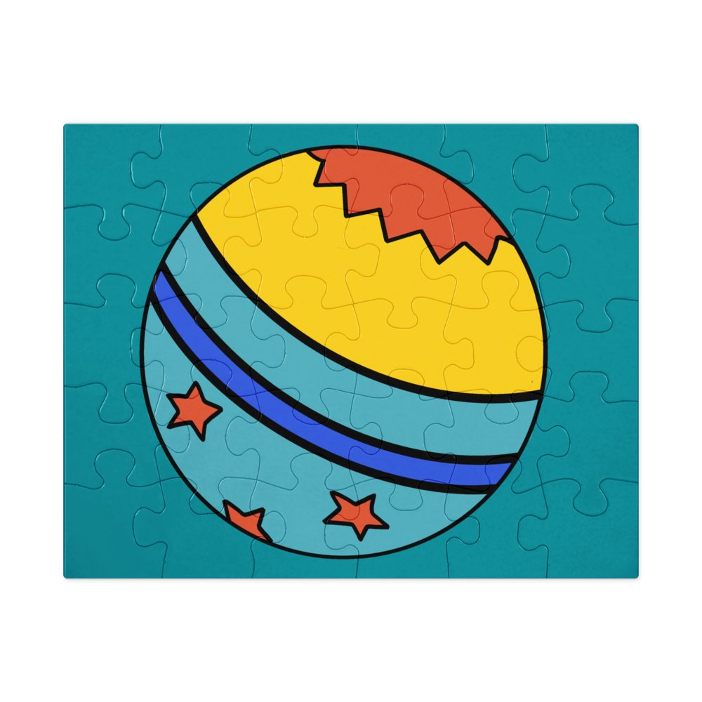 Beach Ball Fun - Jigsaw Puzzle With Tin