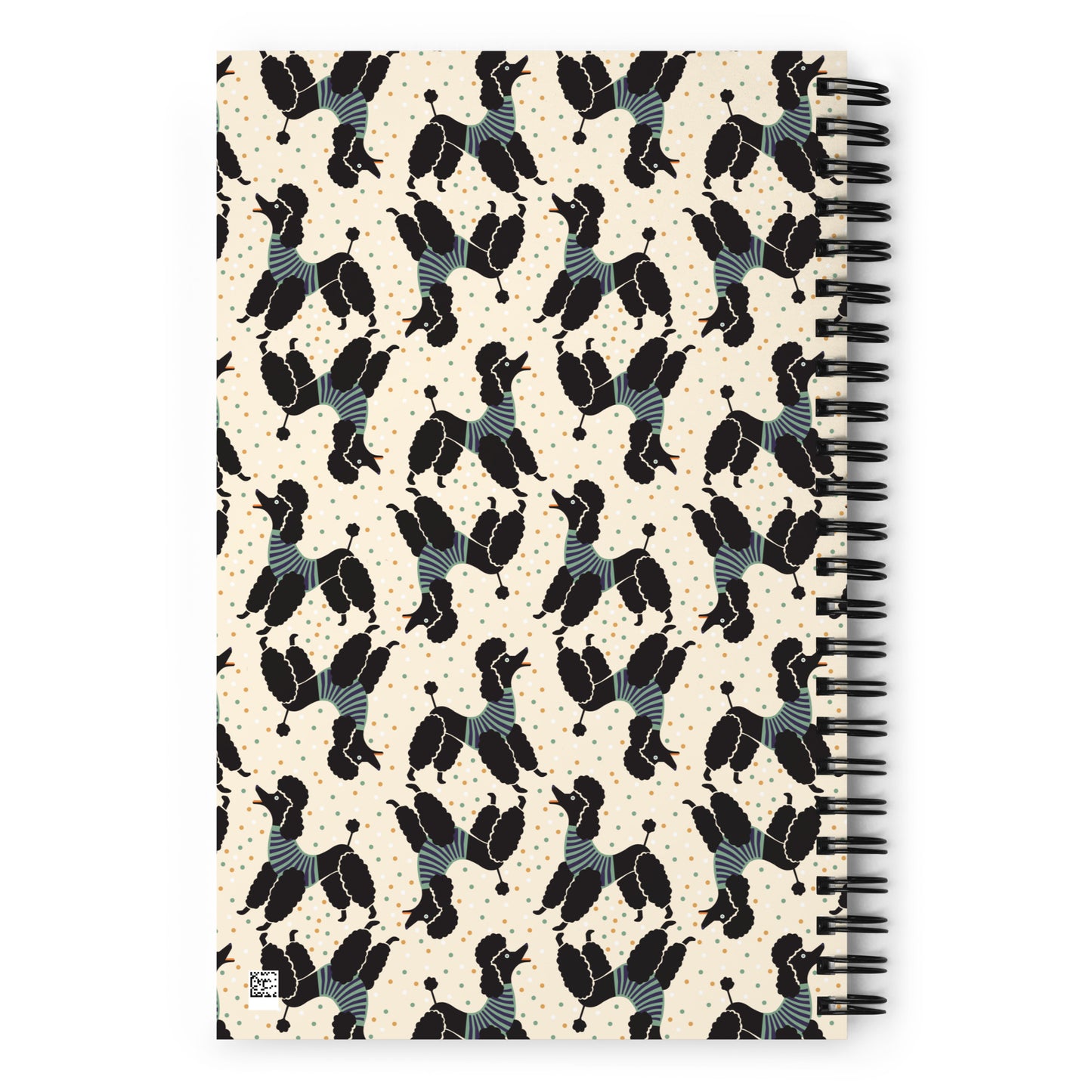 Miss Poodell Spiral Notebook - Dotted