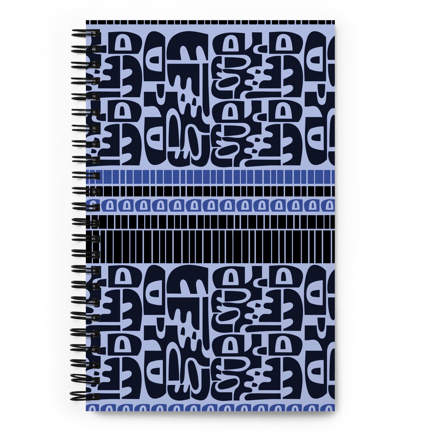 Alien Hieroglyphs Spiral Notebook - Dotted