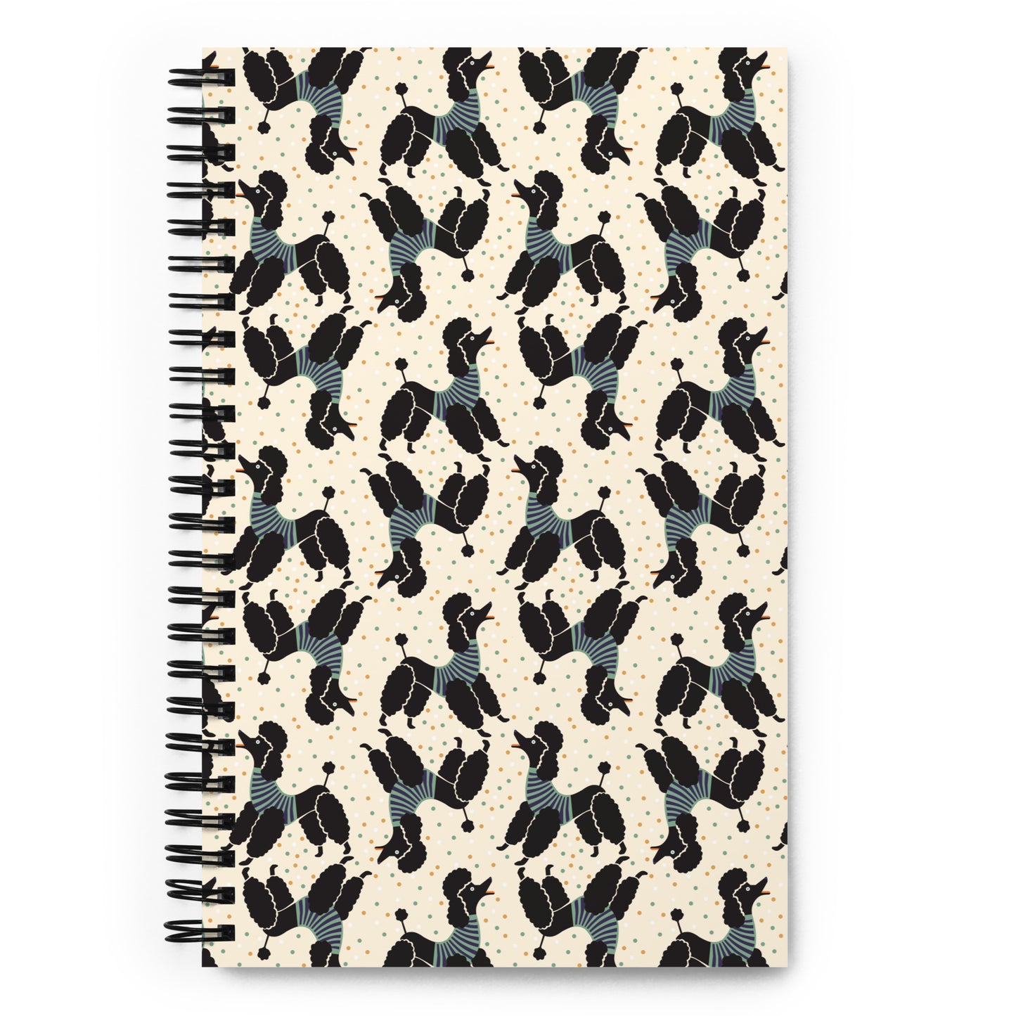 Miss Poodell Spiral Notebook - Dotted