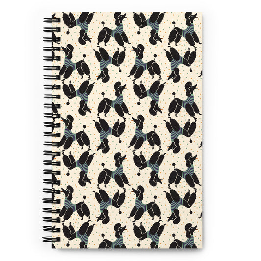 Miss Poodell Spiral Notebook - Dotted