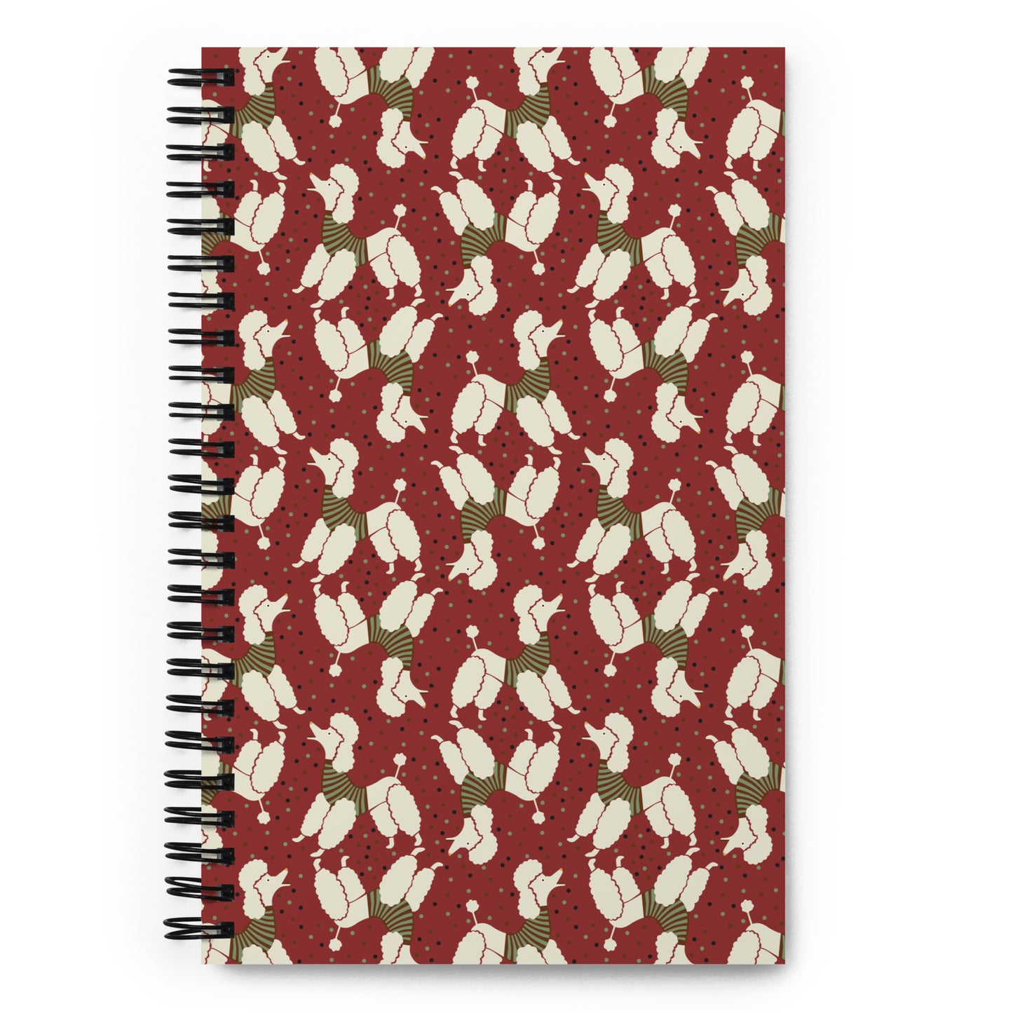 Miss Poodell Spiral Notebook - Dotted