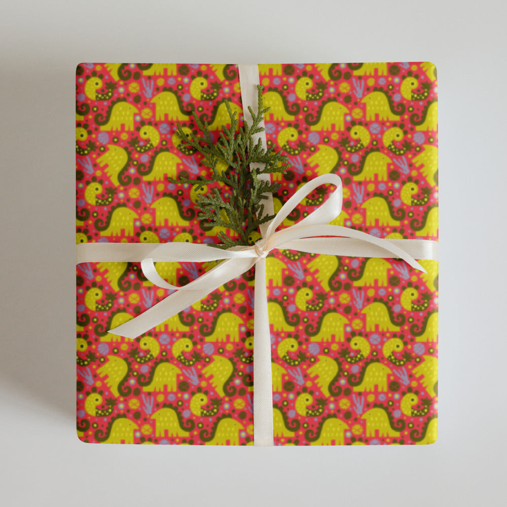 Sea Monster Wrapping Paper Sheets