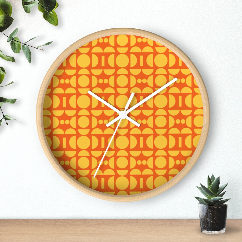 Mid-Century Style Wall Clock