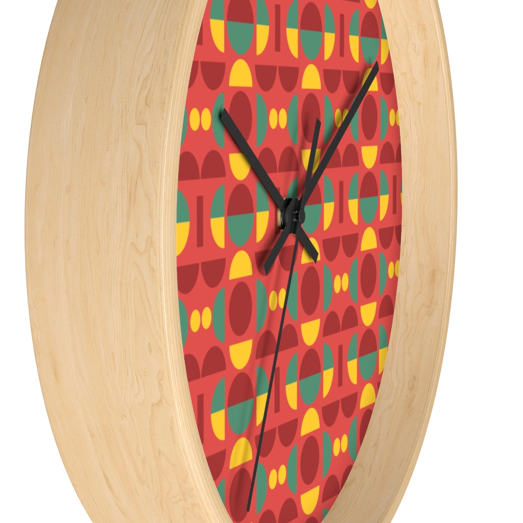 Mid-Century Modern Style Wall Clock