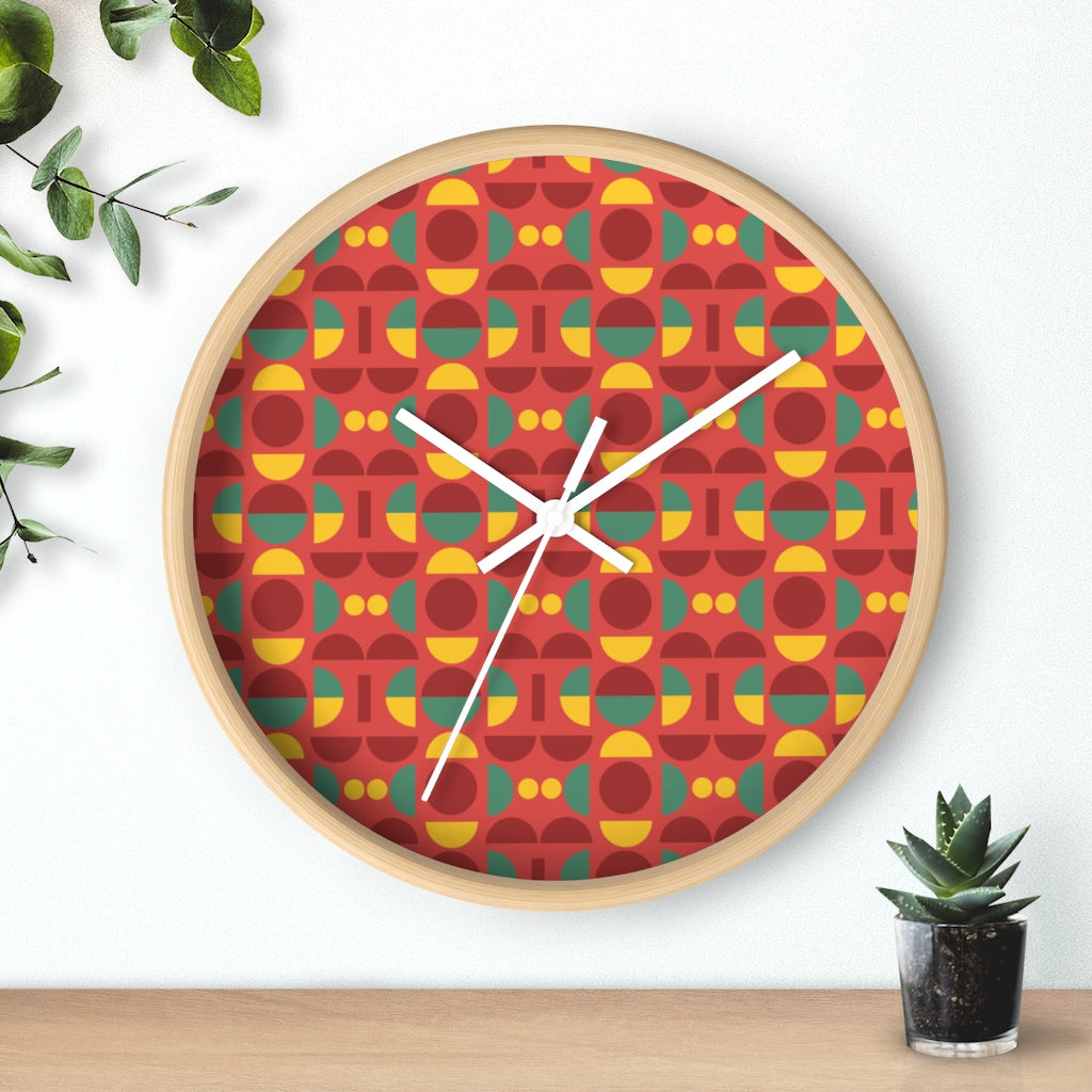 Mid-Century Modern Style Wall Clock