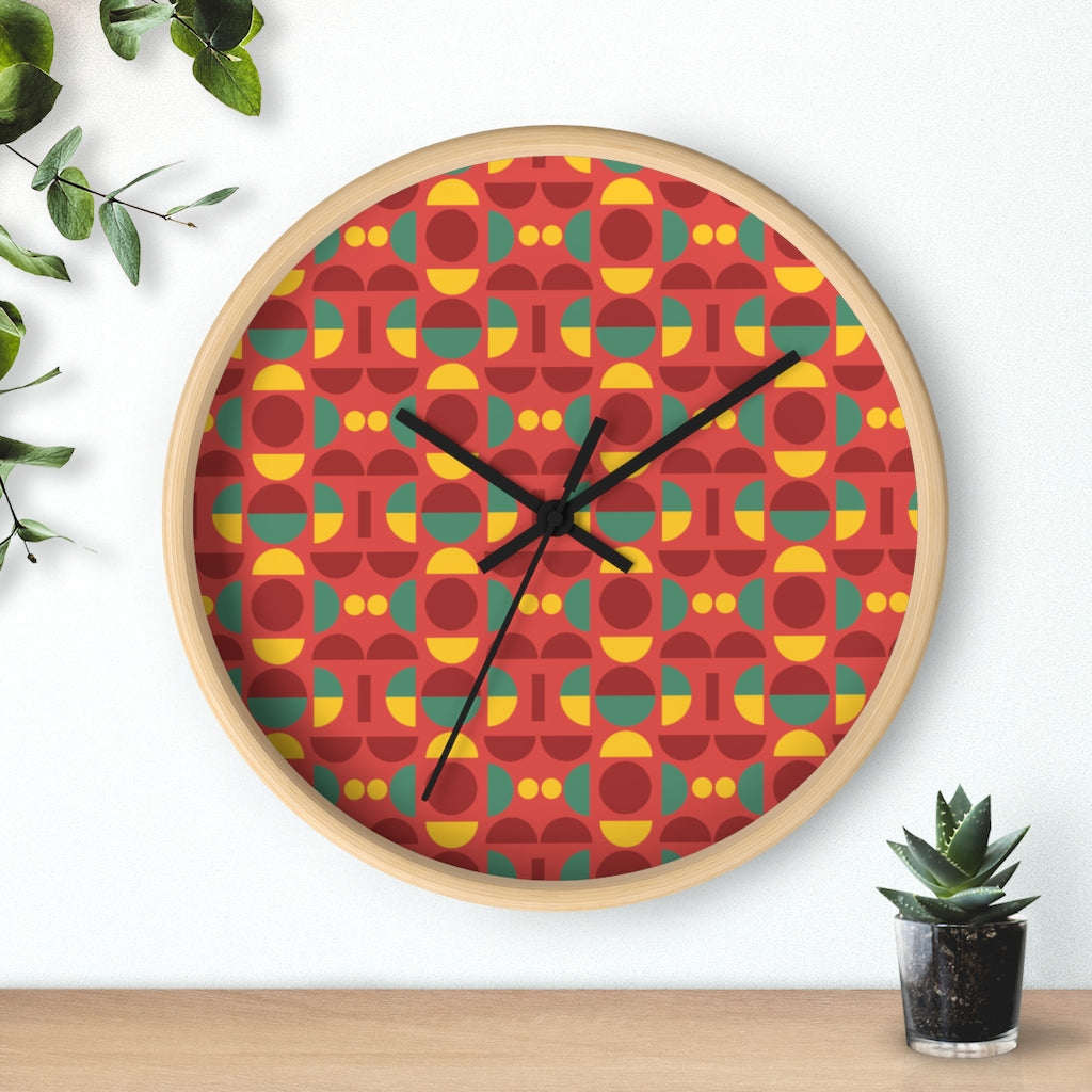 Mid-Century Modern Style Wall Clock