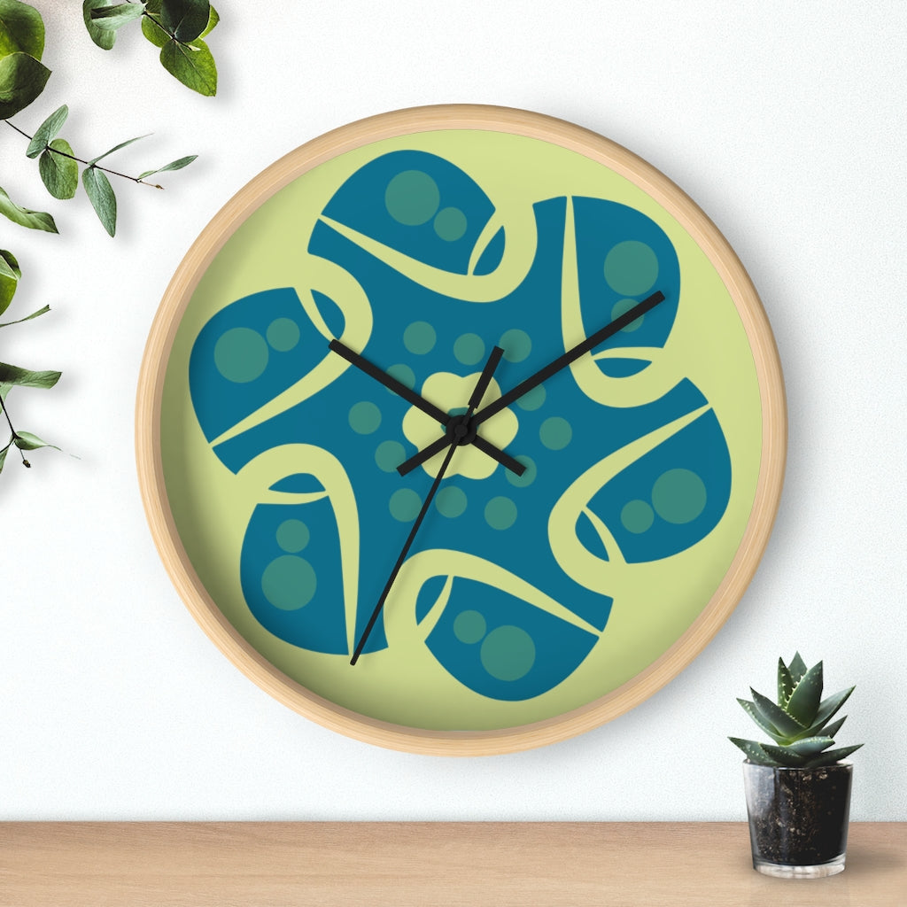 Spring Flower Wall Clock