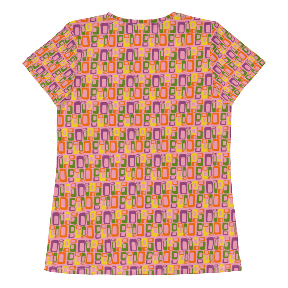 Danish Pink Women's Athletic Tee