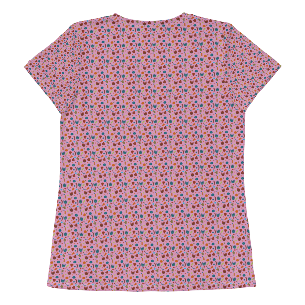 All-Over Print Women's Athletic T-shirt