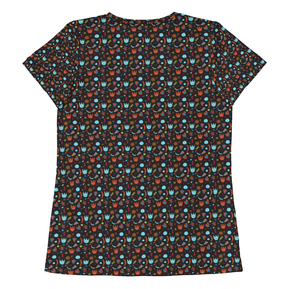 All-Over Print Women's Athletic T-shirt