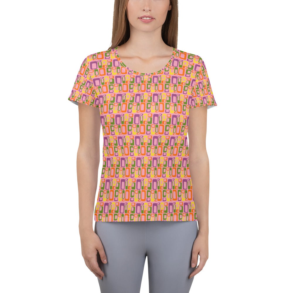 Danish Pink Women's Athletic Tee