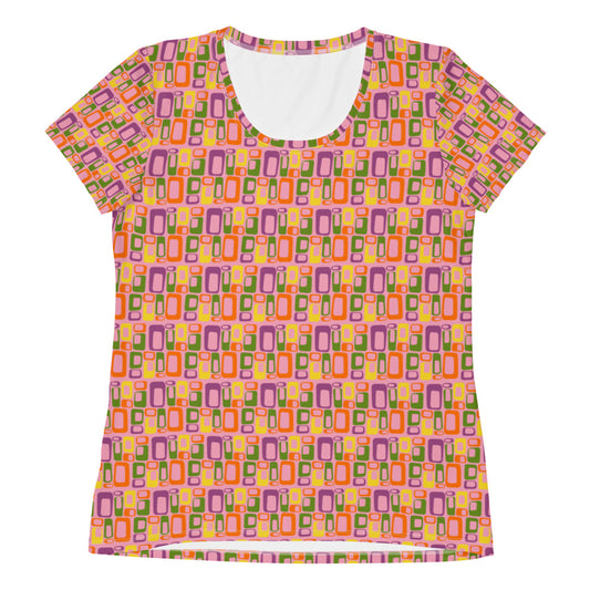 Danish Pink Women's Athletic Tee