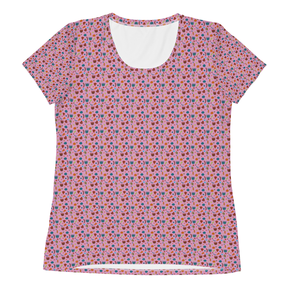 All-Over Print Women's Athletic T-shirt
