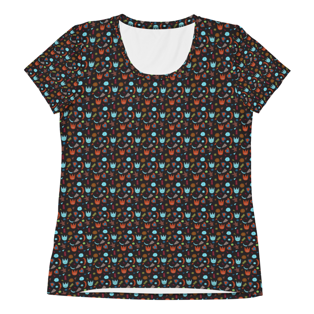 All-Over Print Women's Athletic T-shirt