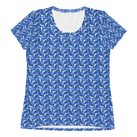 Pineapple Roll Women's Athletic Tee