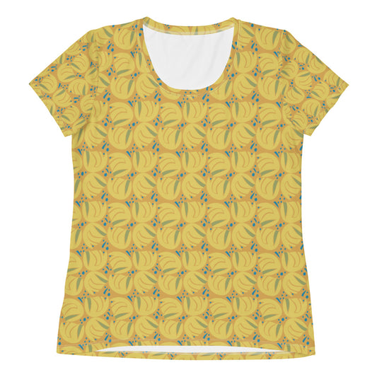 Pineapple Roll Women's Athletic Tee