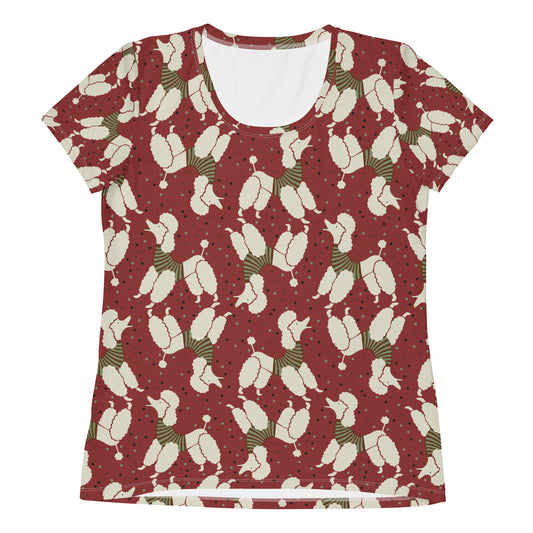 All-Over Print Women's Athletic T-shirt