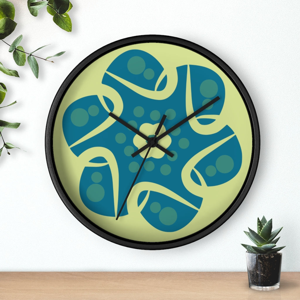 Spring Flower Wall Clock