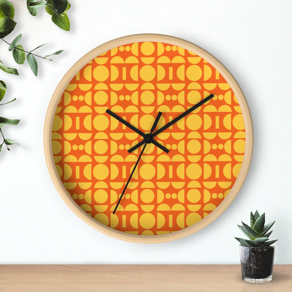 Mid-Century Style Wall Clock