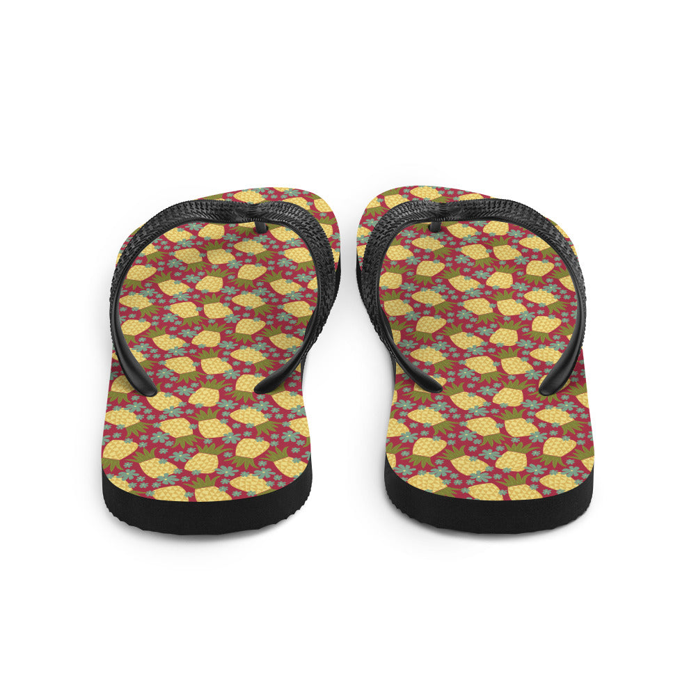 Pineapple Flip-Flops