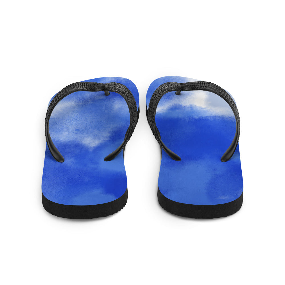 Blue Blue Sky Flip-Flops