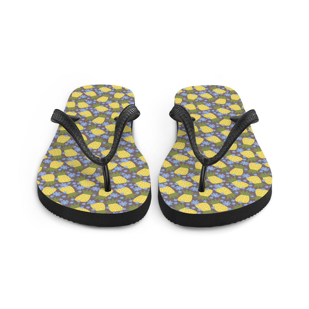 Pineapple Flower Flip-Flops