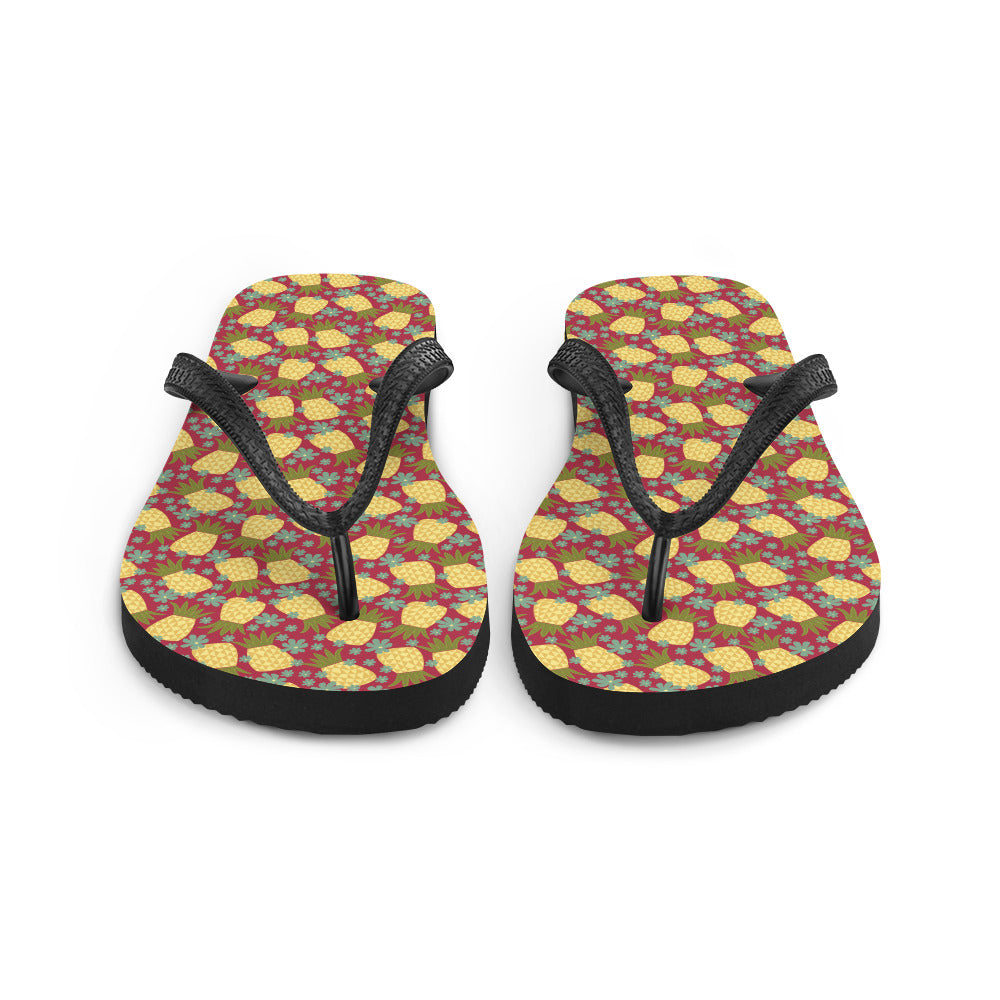 Pineapple Flip-Flops