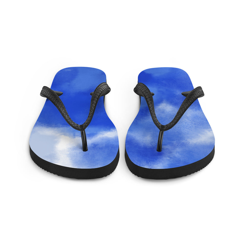 Blue Blue Sky Flip-Flops