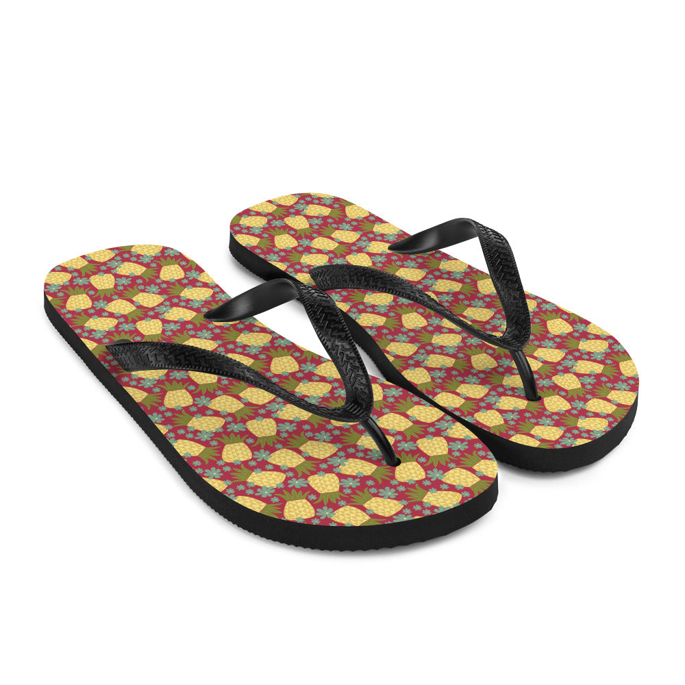 Pineapple Flip-Flops