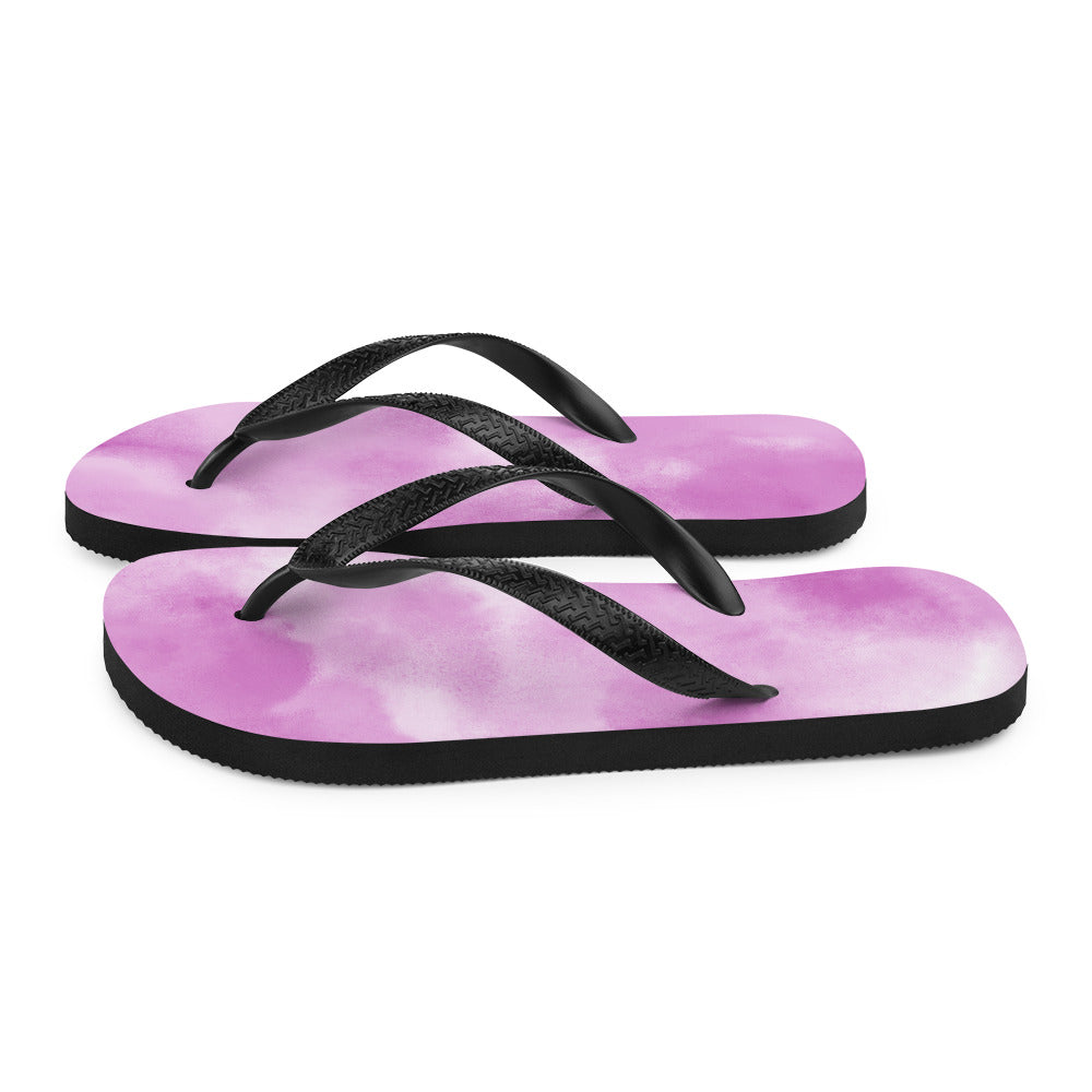 Walking on a Pink Cloud Flip-Flops