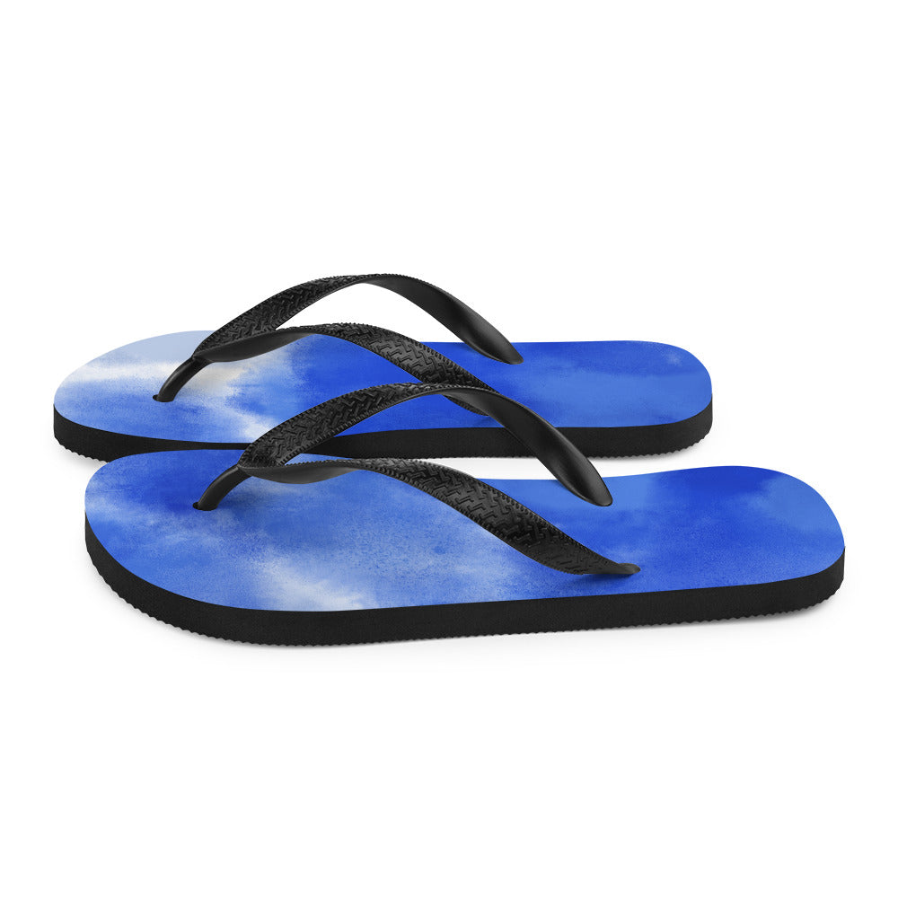 Blue Blue Sky Flip-Flops