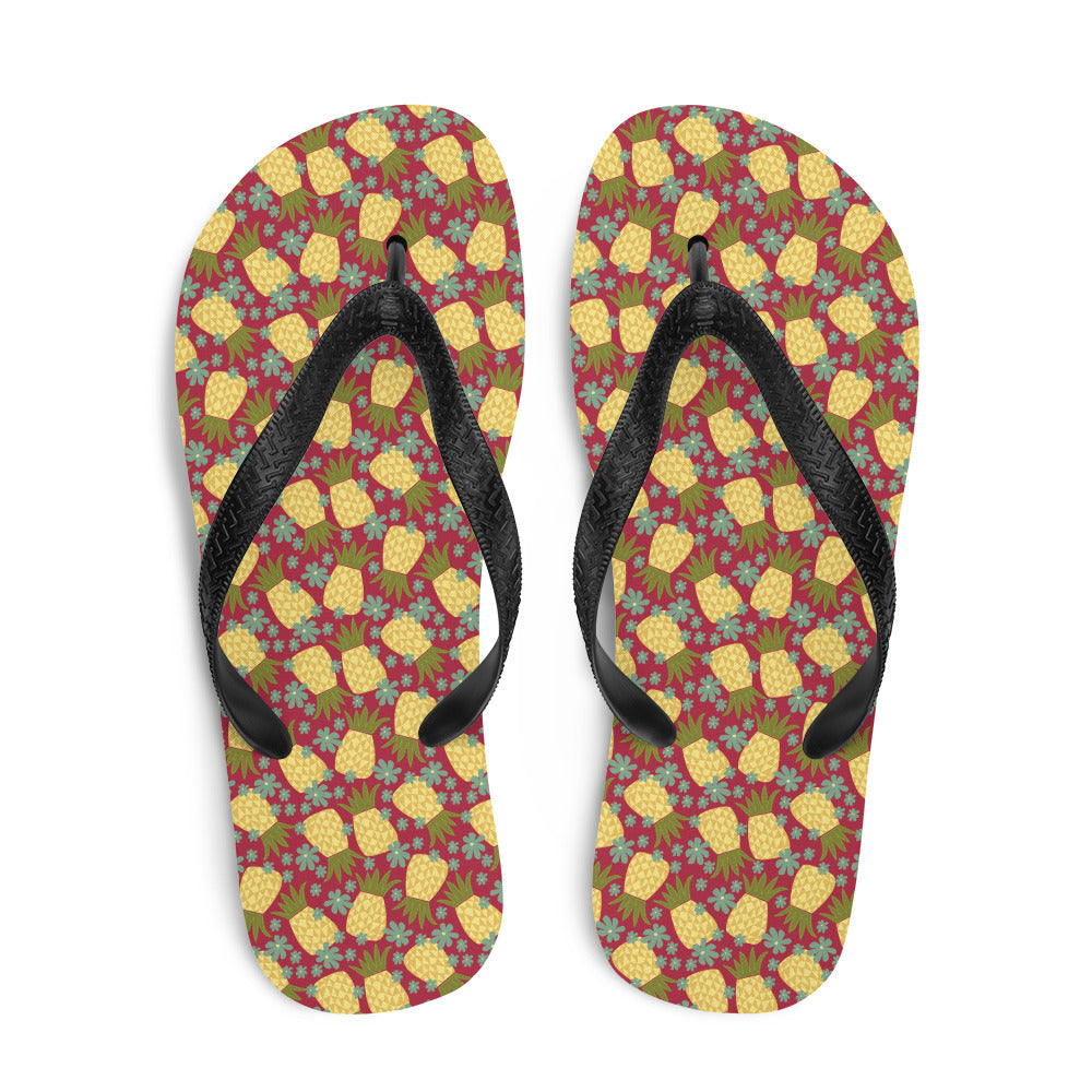 Pineapple Flip-Flops