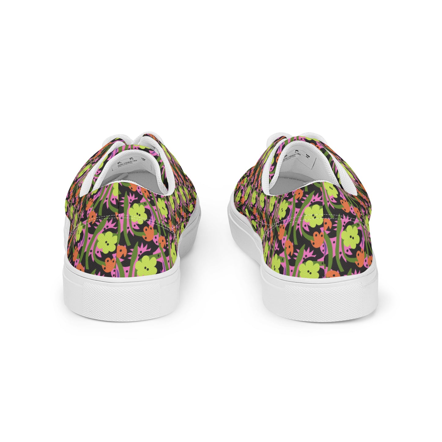 Tropical Flowers Women’s Lace-up Canvas Shoes