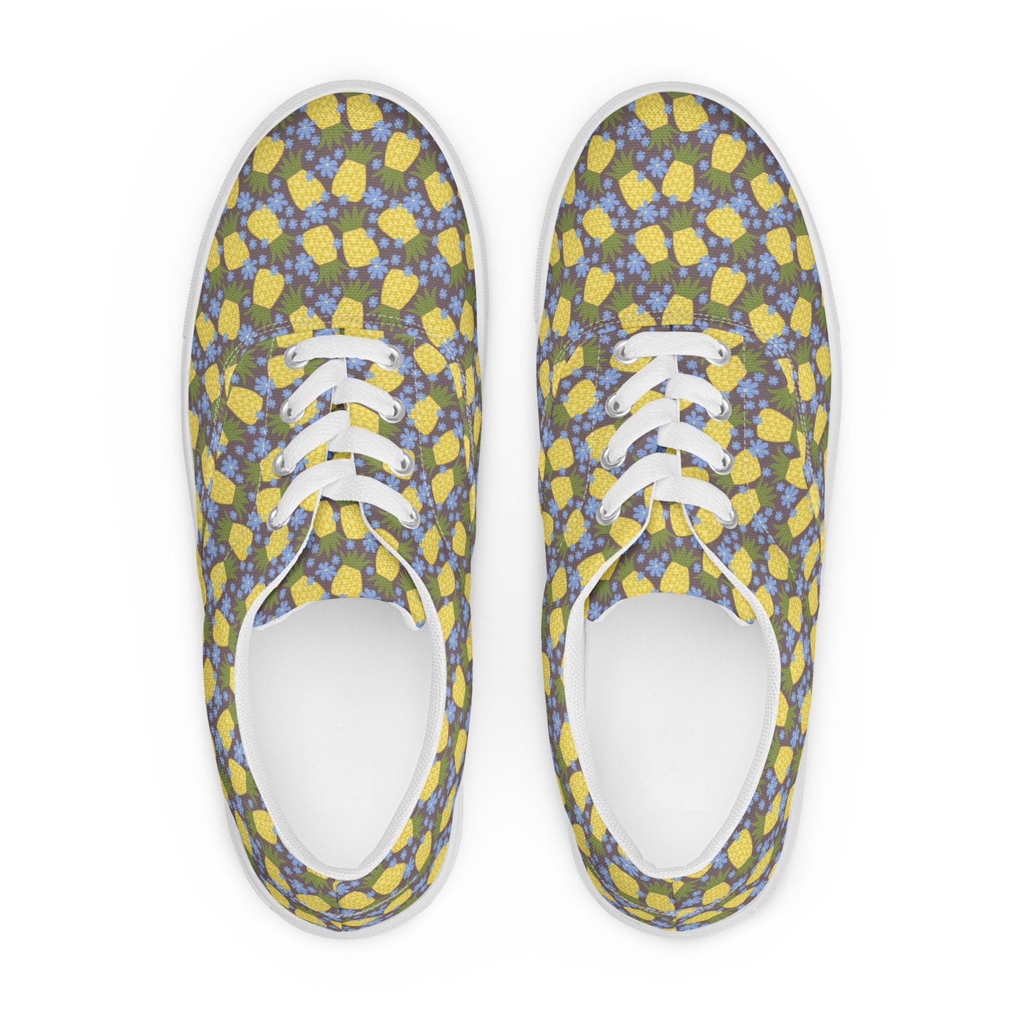 Pineapple Women’s Lace-up Canvas Shoes