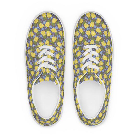 Pineapple Women’s Lace-up Canvas Shoes