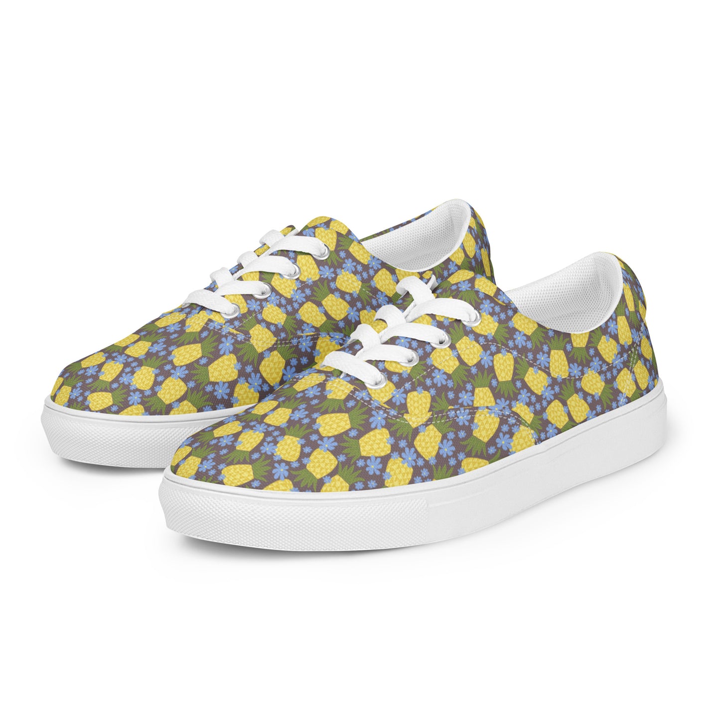 Pineapple Women’s Lace-up Canvas Shoes