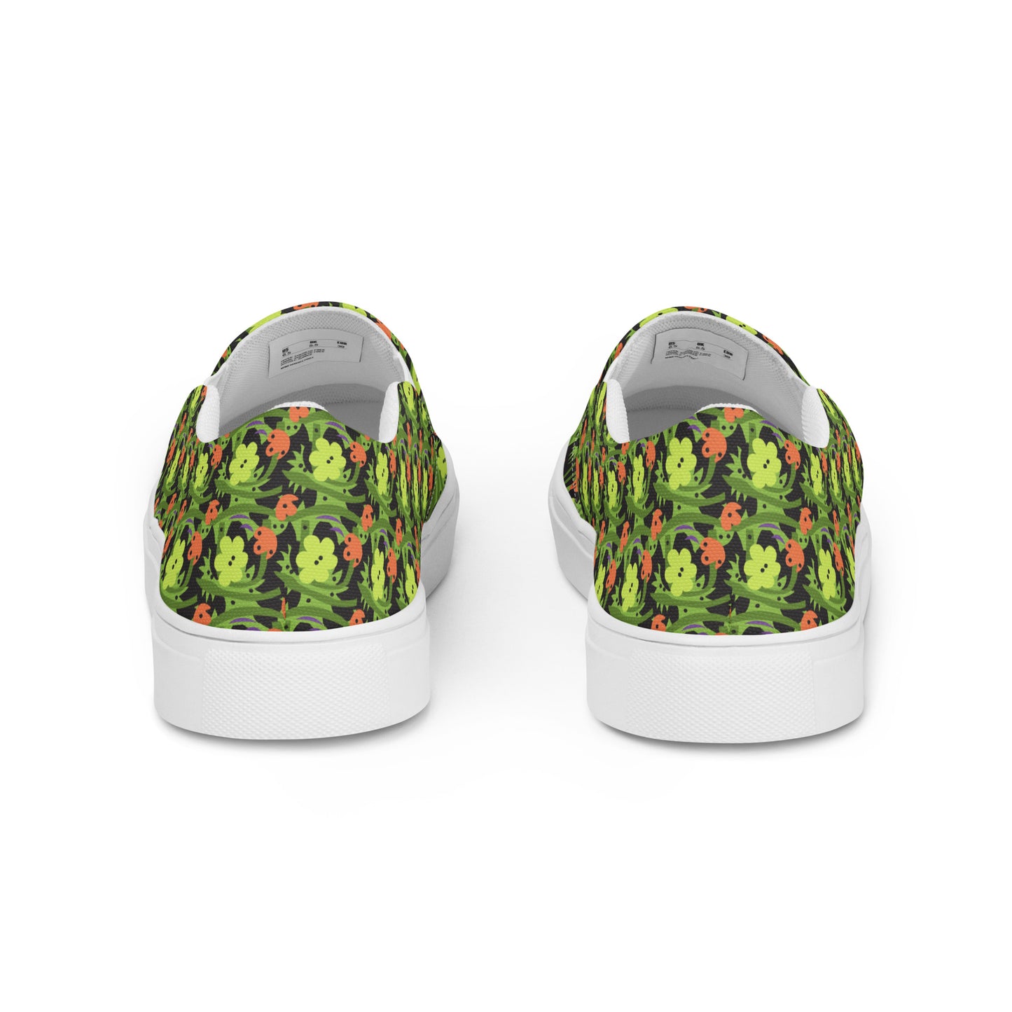 Tropical Flowers Women’s Slip-on Canvas Shoes