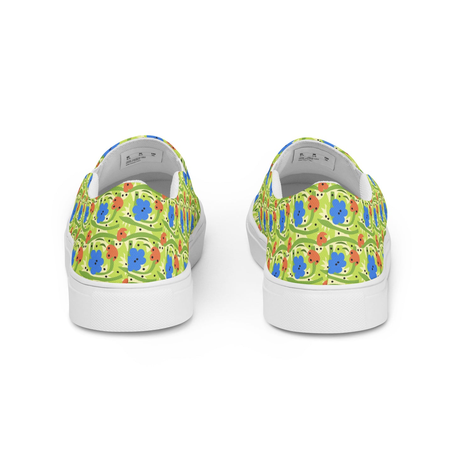 Tropical Flowers Women’s Slip-on Canvas Shoes