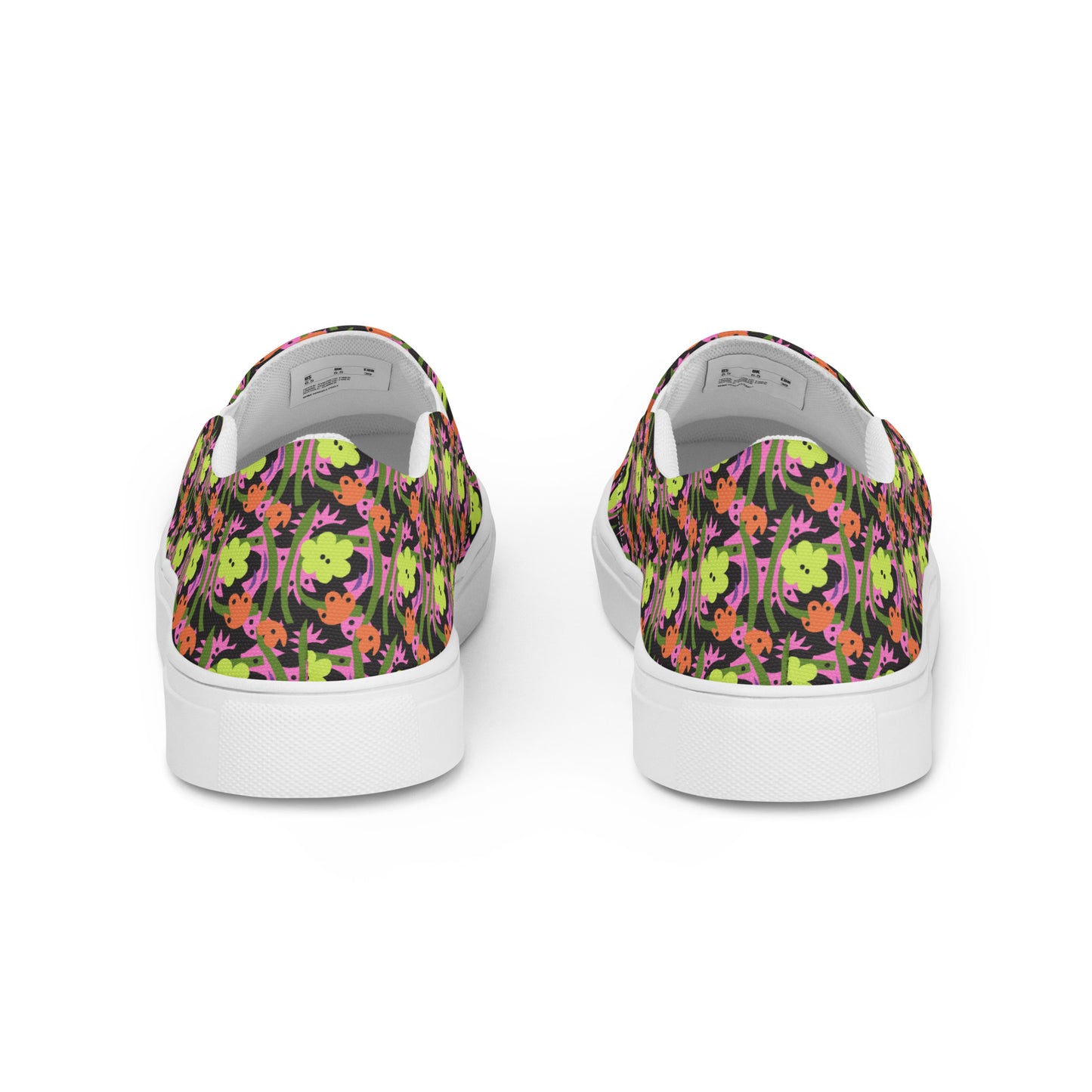 Tropical Flowers Women’s Slip-on Canvas Shoes