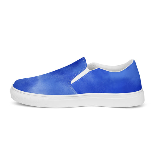 Blue Blue Sky Slip-on Canvas Shoes