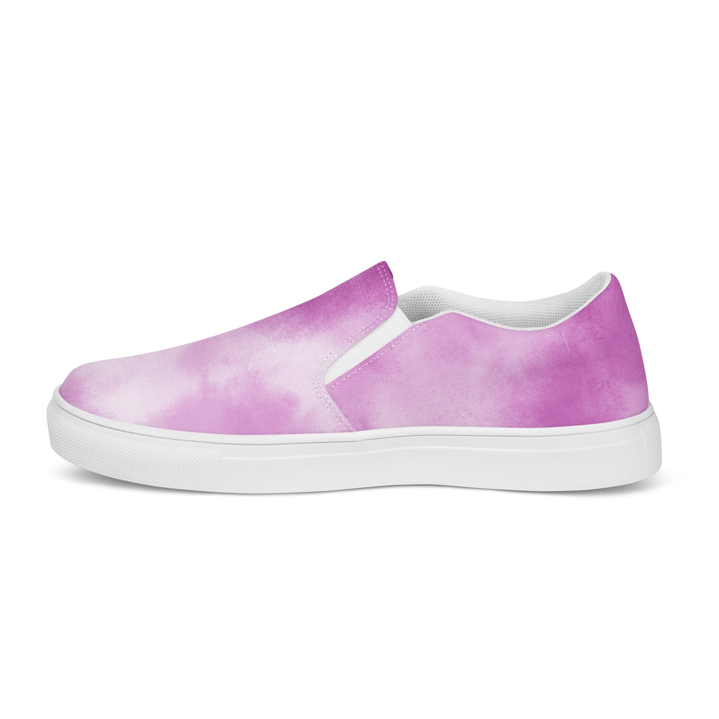 Walking on a Pink Cloud Slip-on Canvas Shoes