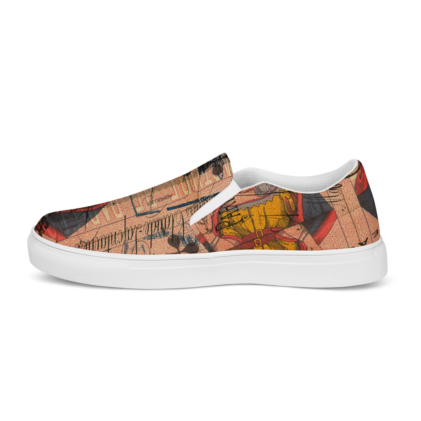 French Money Slip-on Canvas Shoes